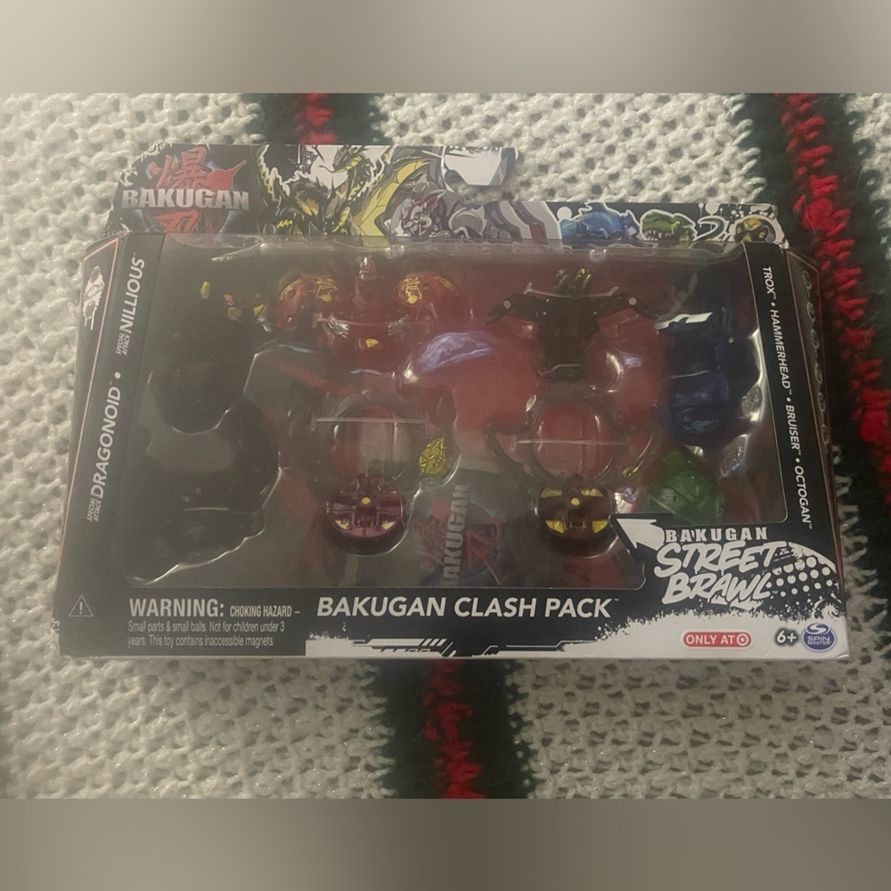 Bakugan Street Brawl Clash Pack Action Figure Set NIB